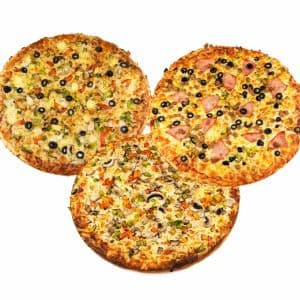 Triple Triple Pizzas